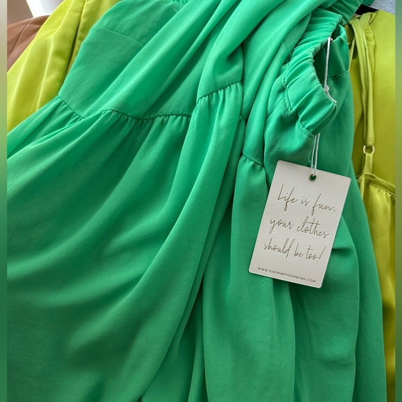 Show Me Your MuMu Green Midi Dress - Picture 6 of 6